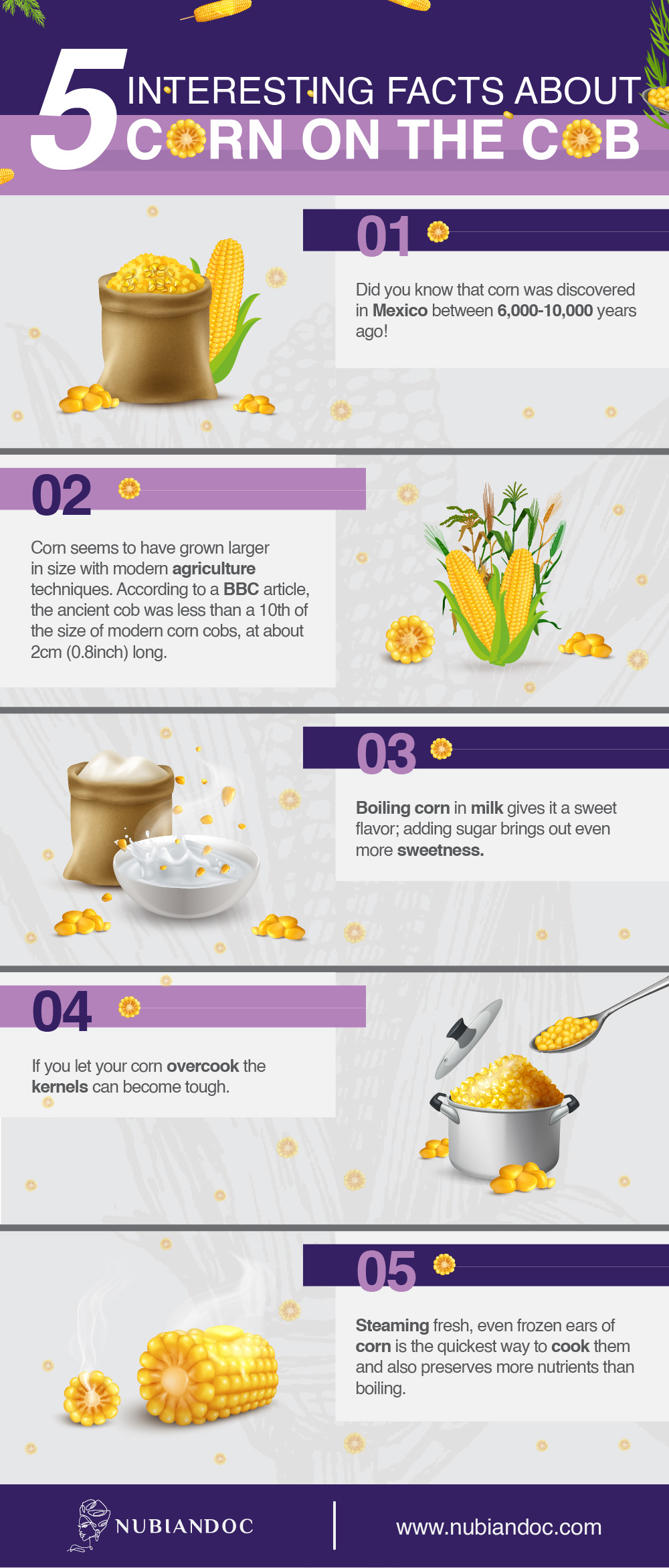 5 interesting facts about corn on the cob