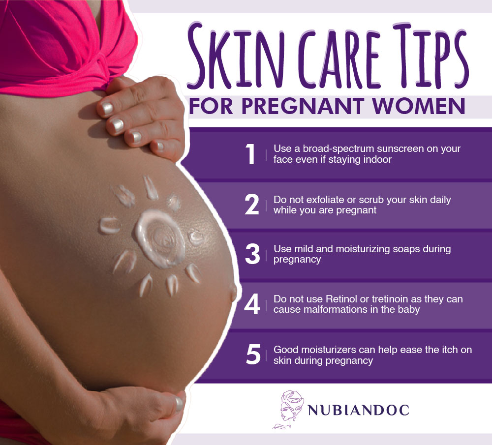 skin car tips for a healthy pregnancy