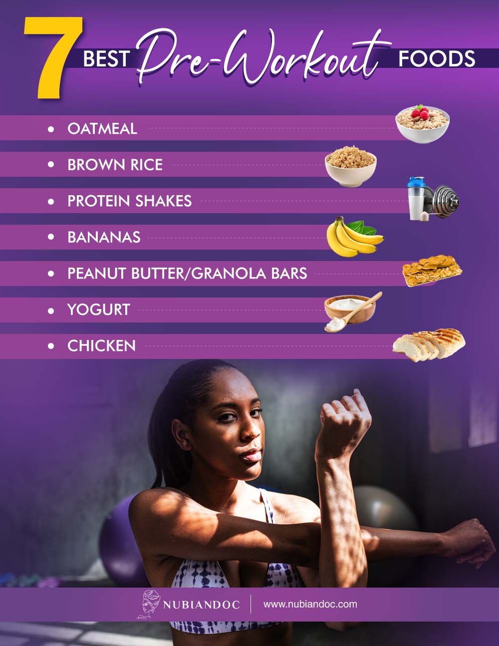 7 best pre-workout foods