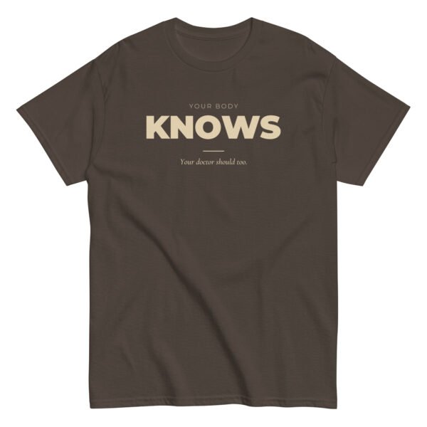 Your Body Knows. | NubianDoc Tee — Chocolate